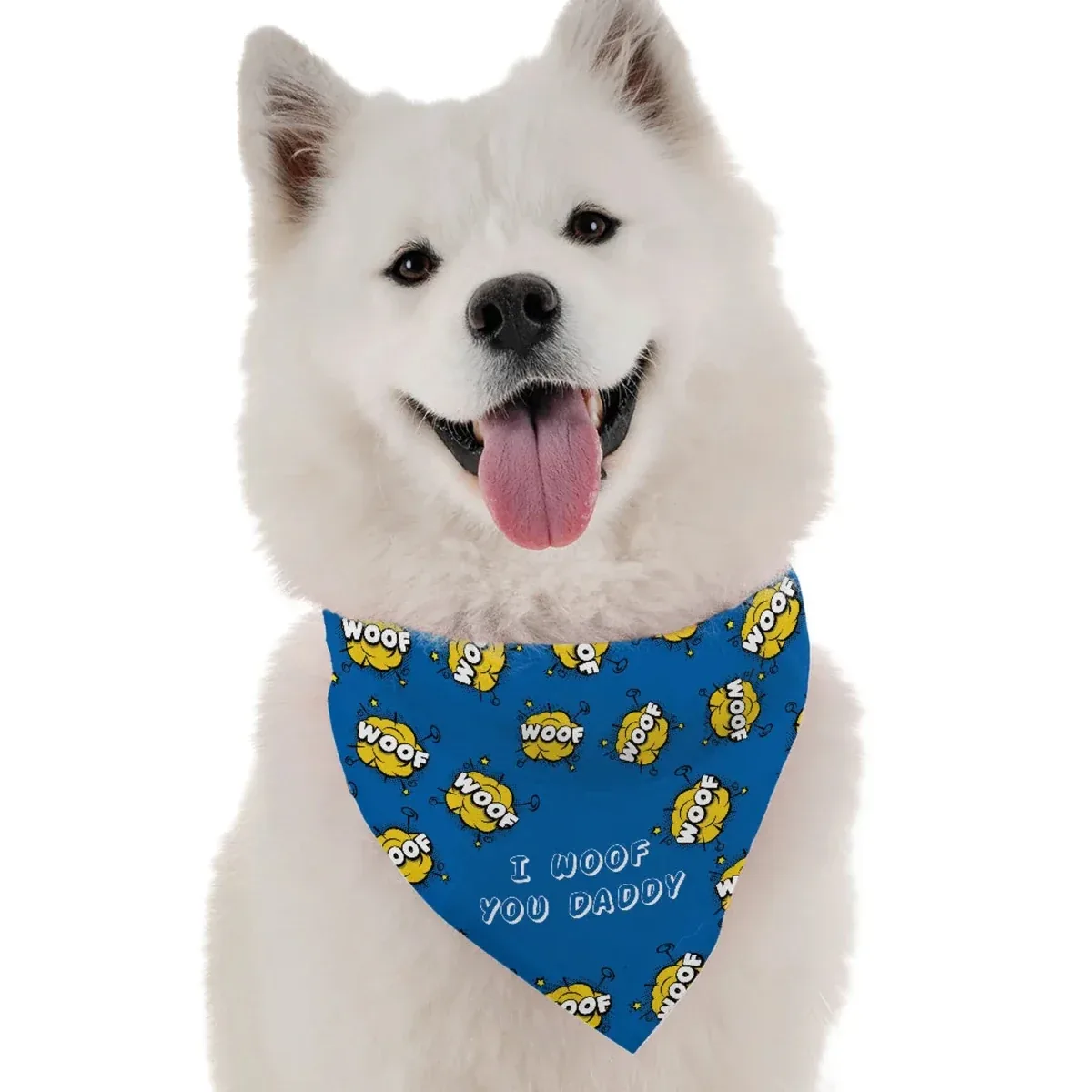 I Woof You Daddy Dog Bandana by BanDoggies - Image 2