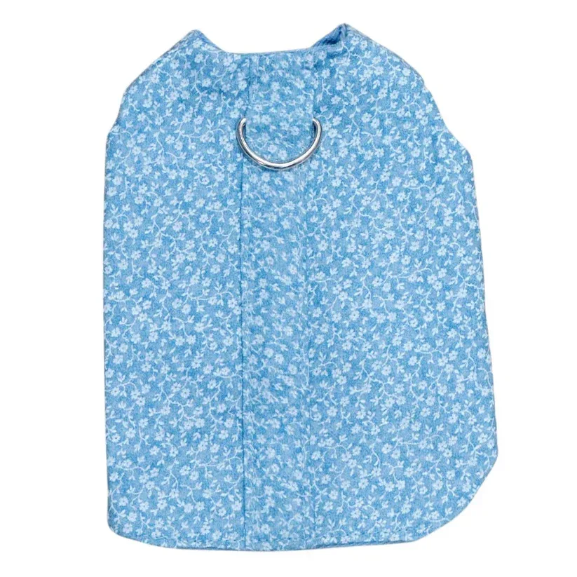 Blue Floral Calico Harness
