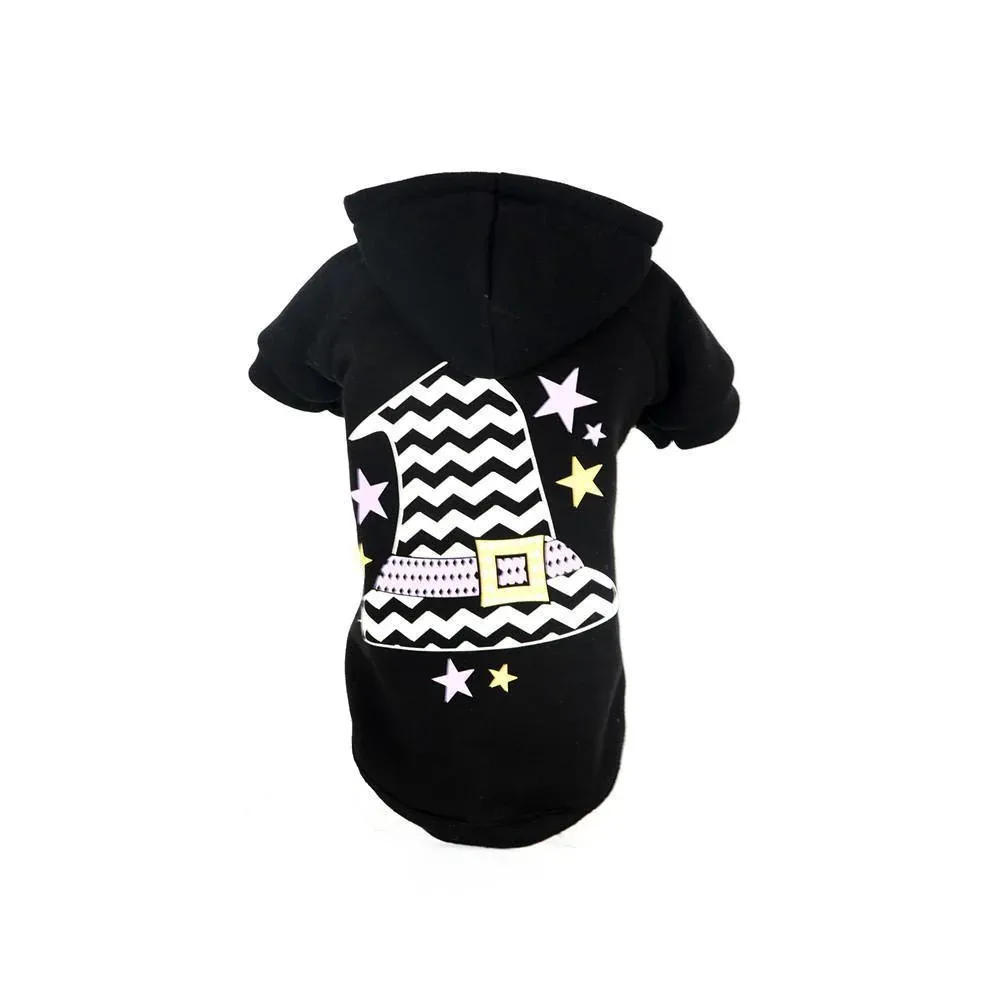 Pet Life ® LED Lighting 'Magical Hat' Hooded Dog Costume Sweater w/ Included Batteries - Image 2
