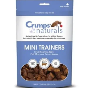 Crumps' Naturals Mini Trainers Semi-Moist Beef Soft and Chewy Dog Treats - 8.8 oz Bag