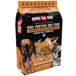 Boss Dog High-Protein Complete Diet Chicken and Ancient Grain Recipe Dry Dog Food - 4 lb