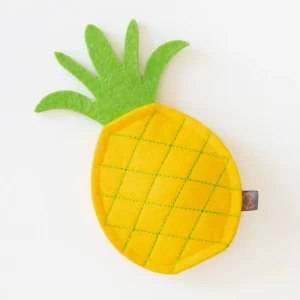 PINEAPPLE DOG SQUEAKER TOY