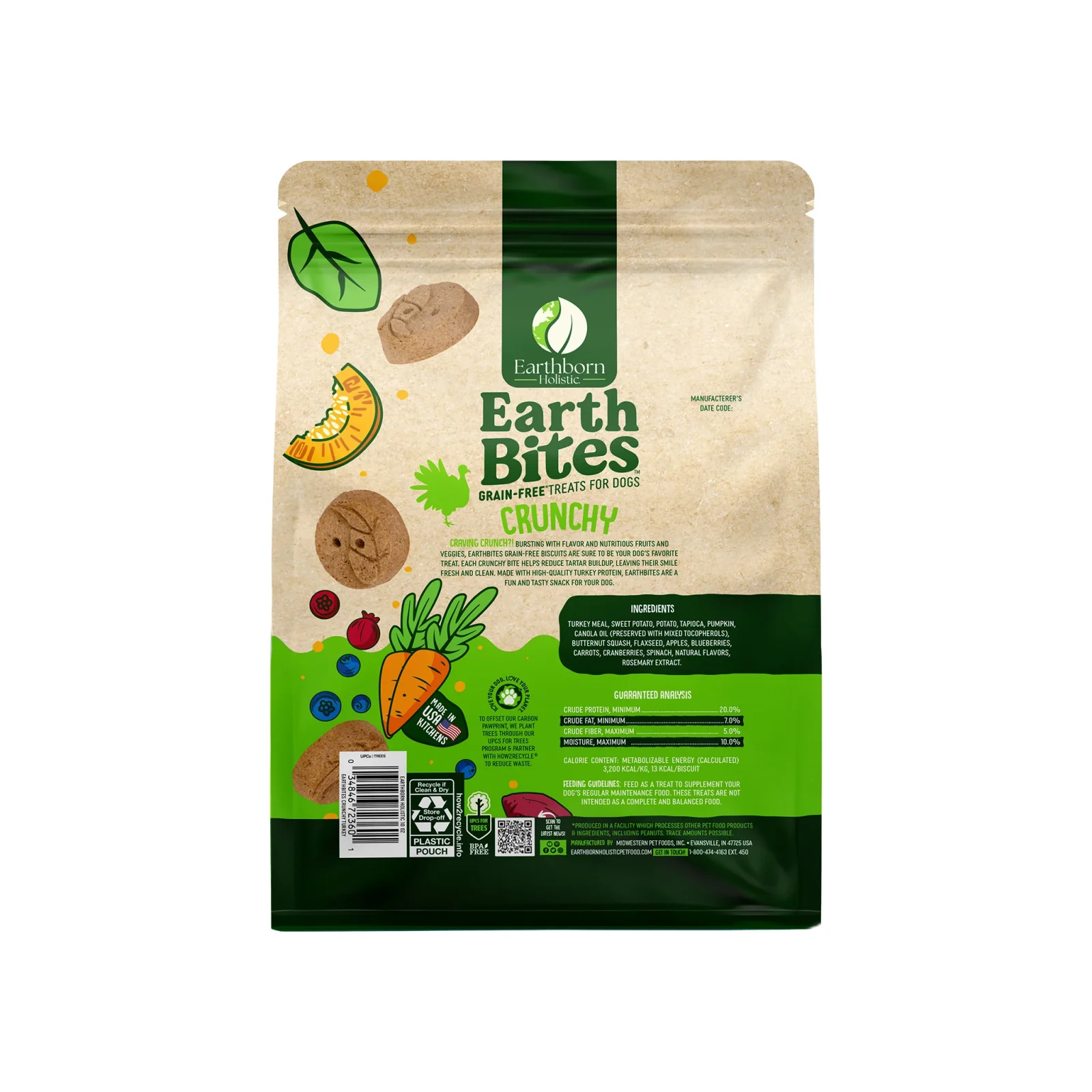 Earthborn Holistic EarthBites Grain Free Dog Treats - Image 2