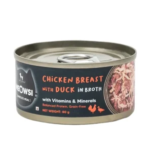 HUFT Meowsi Chicken Breast with Duck in Broth Canned Cat Wet Food