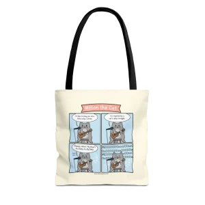 Song of My People Cat Comic Tote Bag