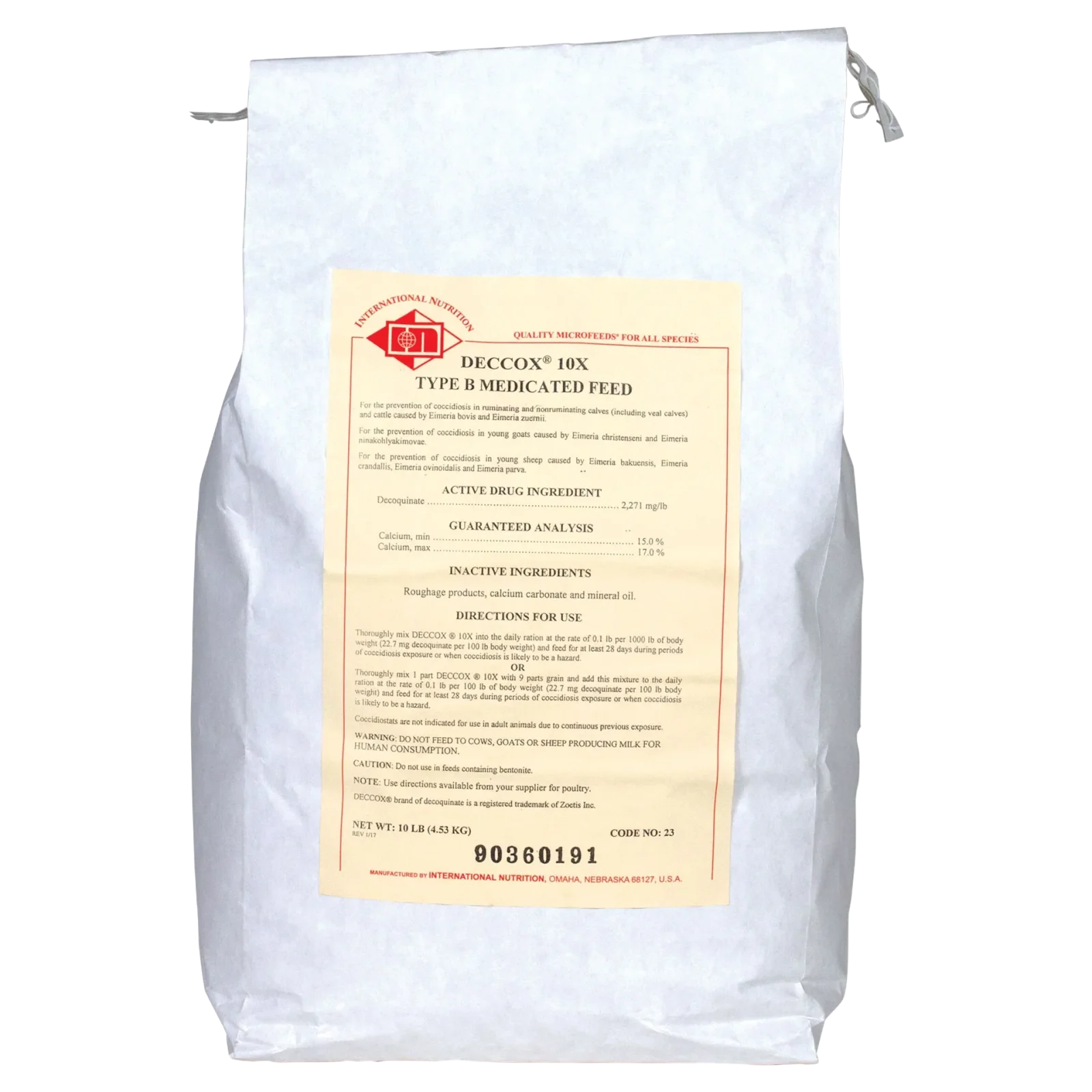 Deccox® CocciGuard 10x, Preventative Only