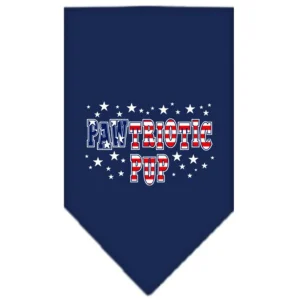 Pawtriotic Pup Bandana in Navy