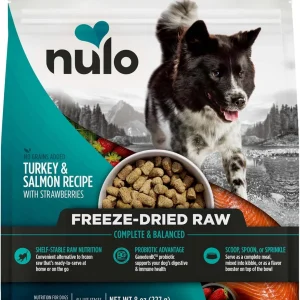 Nulo Grain-Free Freeze-Dried Raw Turkey and Salmon with Apples Complete and Balanced Dry Dog Food