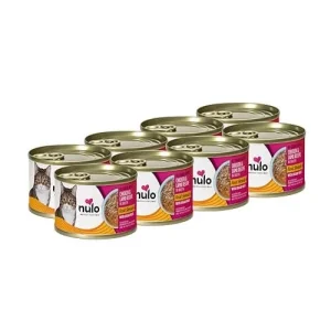 Nulo Grain-Free Real Shreds Chicken and Lamb in Broth Kitten and Adult Canned Cat Food