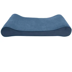 Furhaven Microvelvet Luxe Lounger Orthopedic Pet Bed - Stellar Blue (Large)