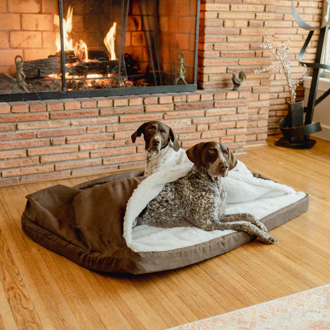 Orthopedic Luxury Cozy Cave® Rectangle Dog Bed – Microsuede