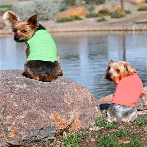 Cotton Dog Tank - Coral - Image 2