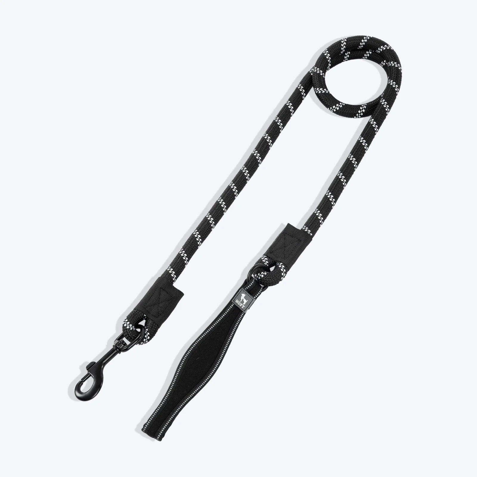 HUFT Classic Rope Leash for Dogs (Black)