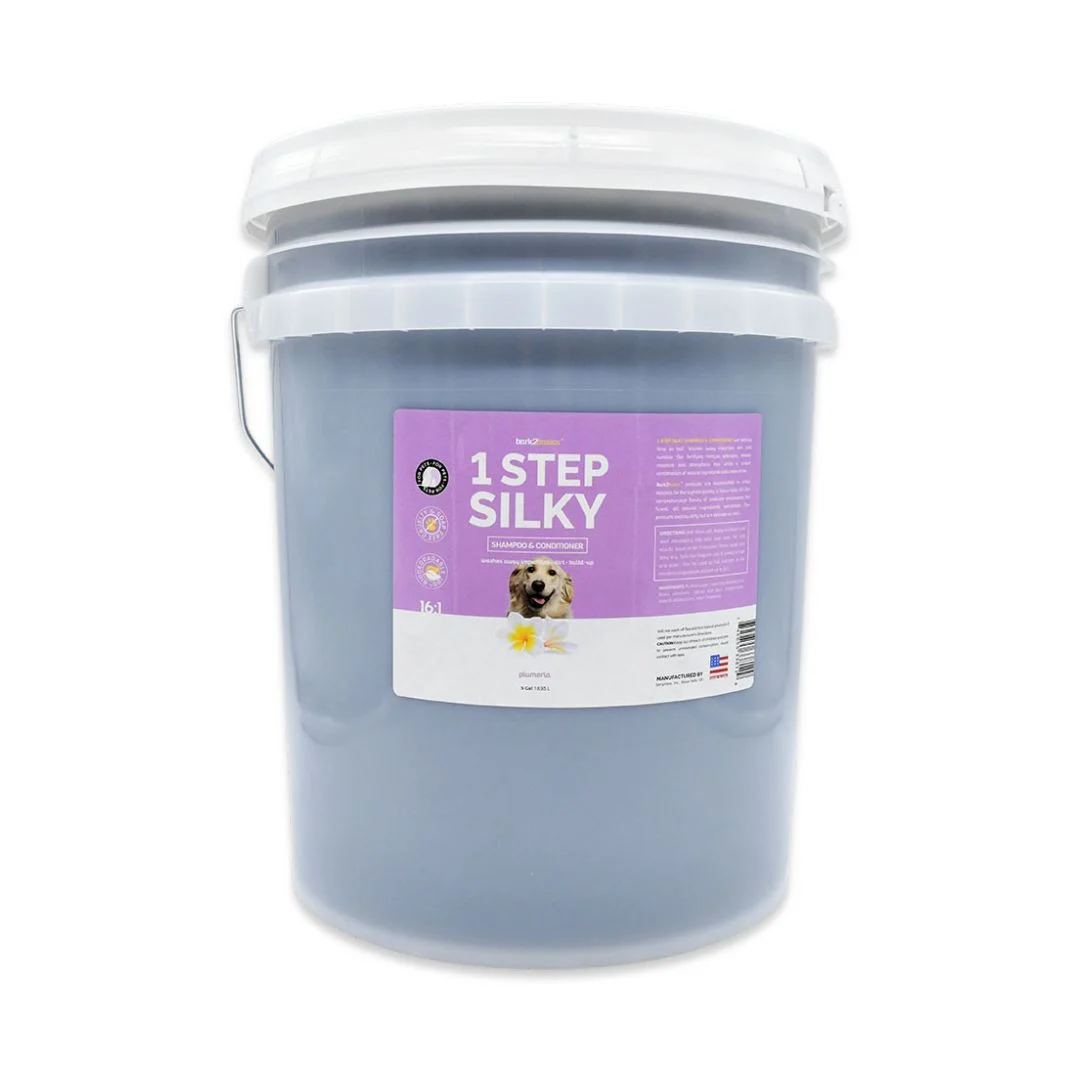 Bark2Basics 1 Step Silky Shampoo + Conditioner, 5 Gallon Pail