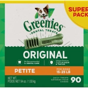 Greenies Petite Value Tub Treat Pack Dental Dog Treats - 54 oz