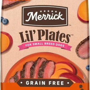 Merrick Lil' Plates Grain-Free Beef & Sweet Potato Puppy Small Breed Dry Dog Food - 20 lb Bag