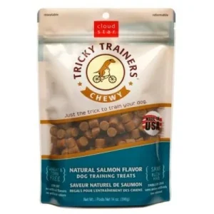 Cloud Star Salmon Chewy Tricky Trainers Soft and Chewy Dog Treats - 14 oz