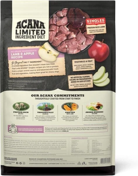 Acana 'Kentucky Dogstar Chicken' Grain-Free Lamb & Apple Dog Dry Dog Food - 13 lb Bag - Image 2