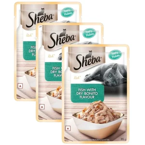 Sheba Fish with Dry Bonito Flake Premium Cat Wet Food