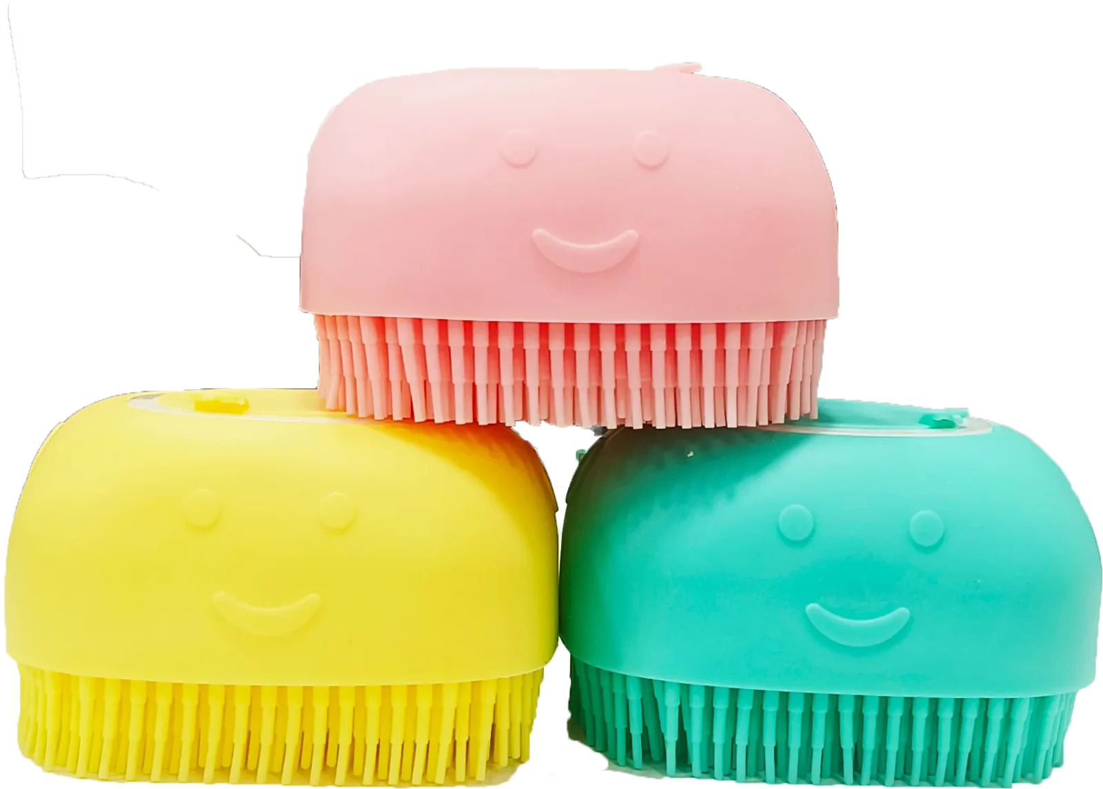 Beaphar Shampoo Bath Silicone Brush for Dogs and Cats (Yellow) - Image 2