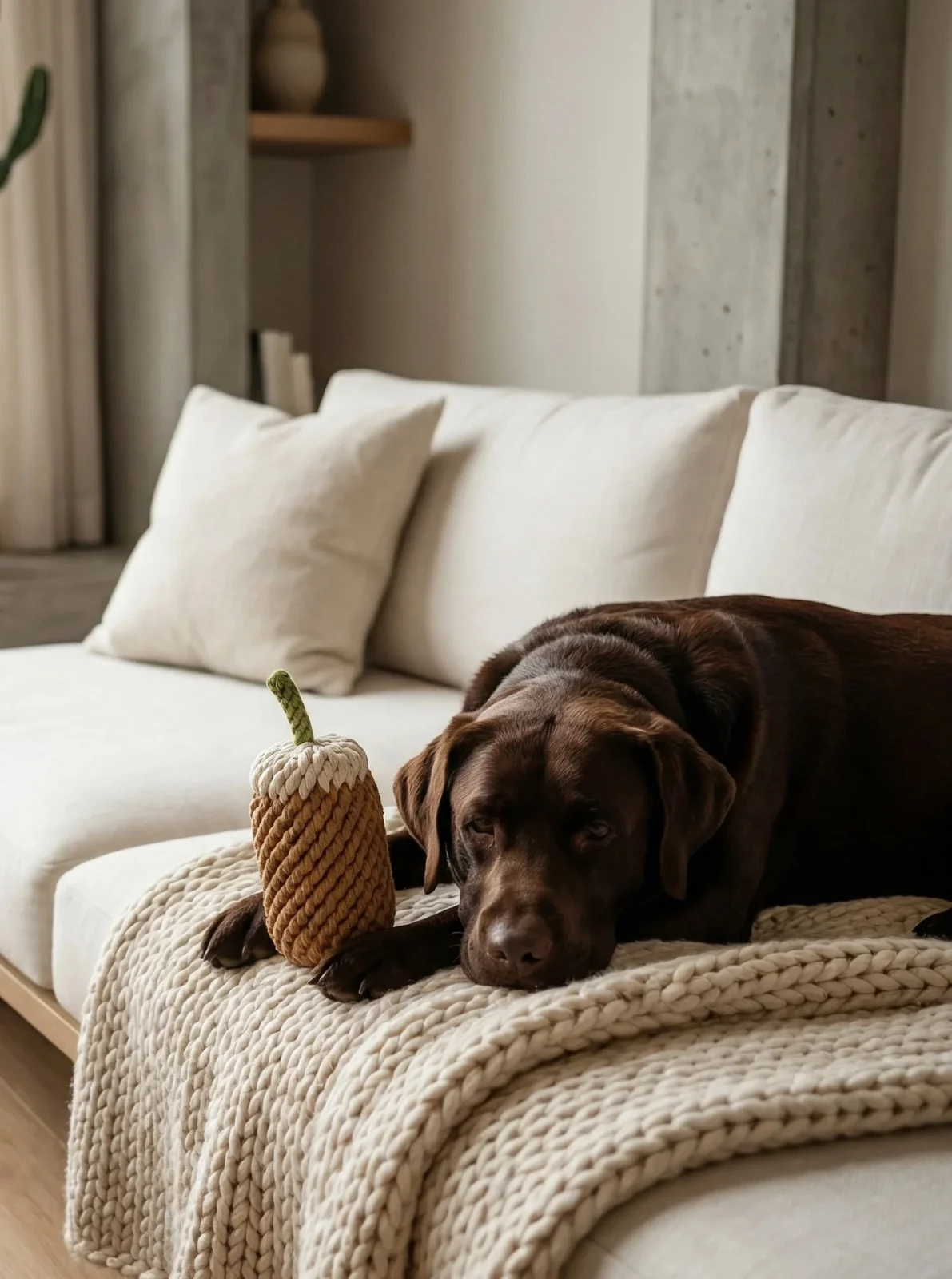 COFFEE ROPE DOG TOY - Image 2