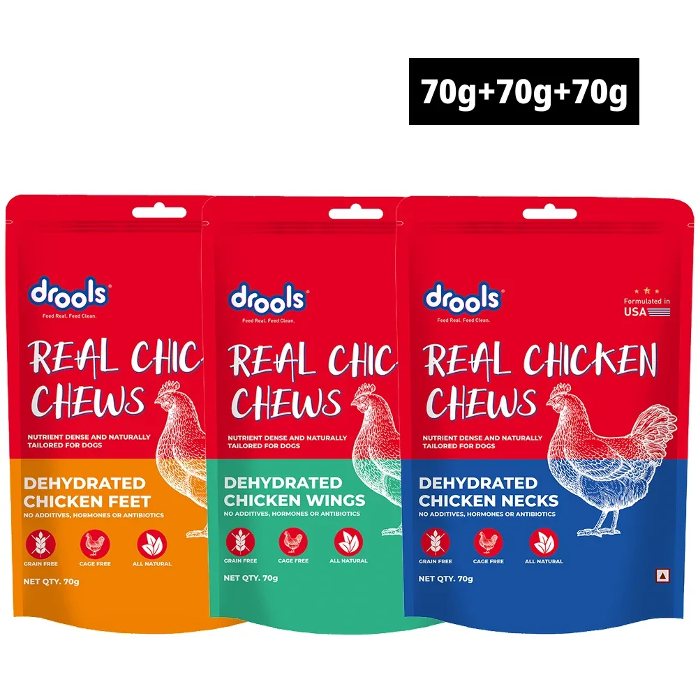 Drools Chicken Combo Dehydrated Chews Dog