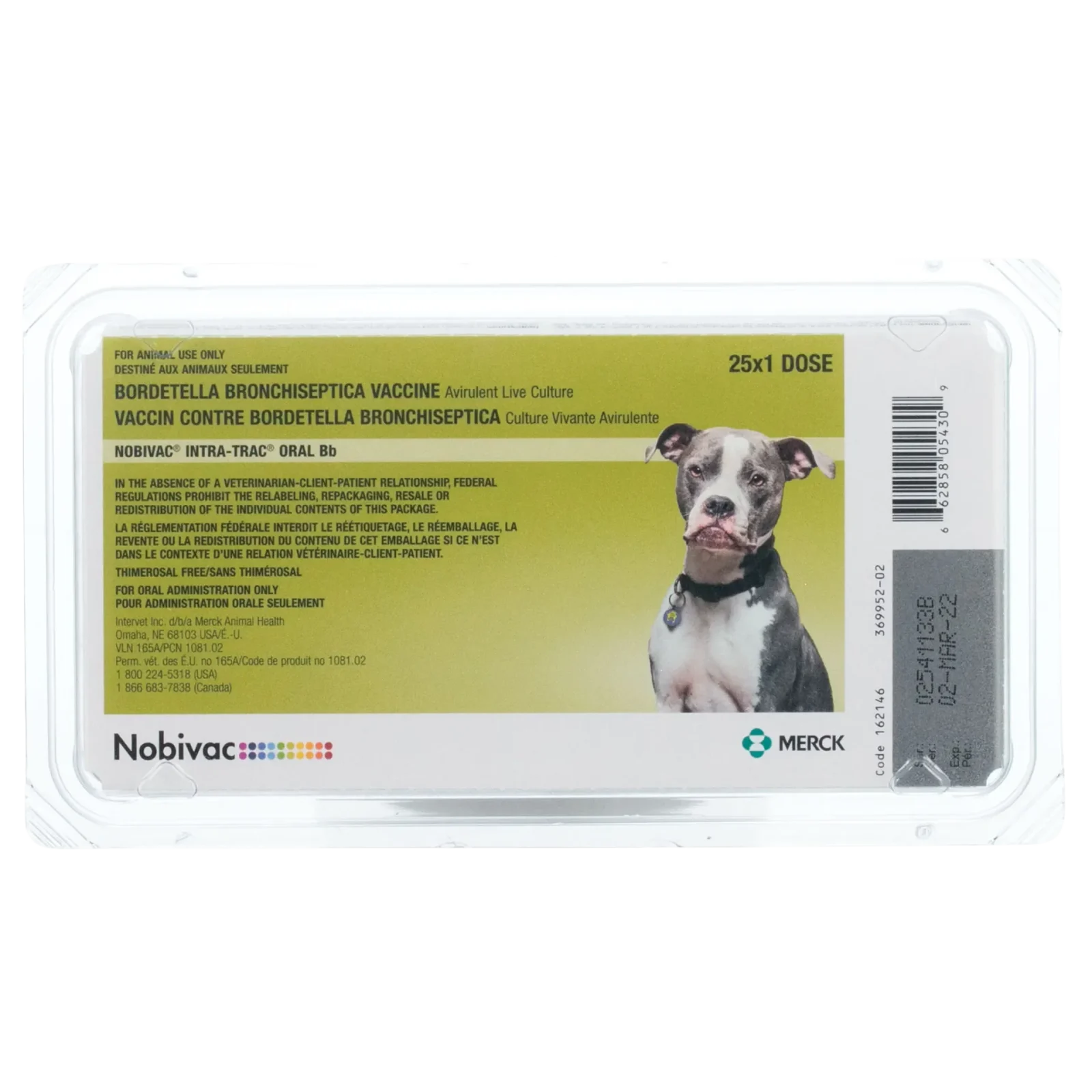 Nobivac® Canine Intra-Trac® Oral Bb