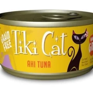 Tiki Cat Hawaiian Grill Canned Cat Food - Ahi Tuna - Case of 12