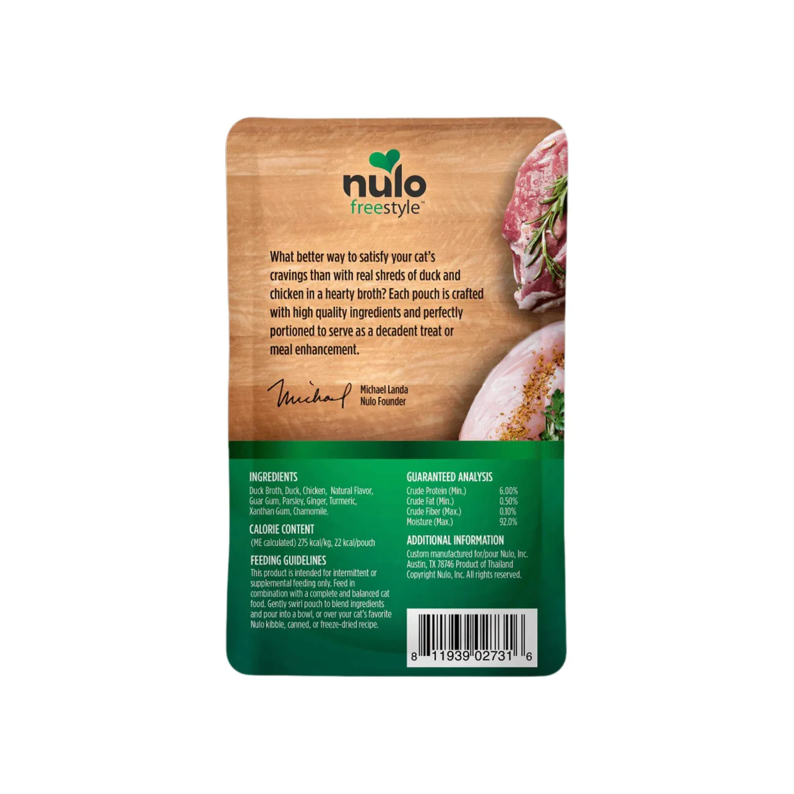 Nulo FreeStyle Chunky Broths Wet Cat Food Topper 2.8 oz (Case of 24) - Image 2