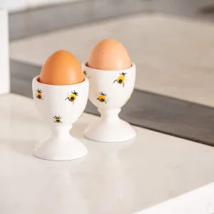 Pair Of Egg Cups in Honey Bee - L&L x Purple Glaze