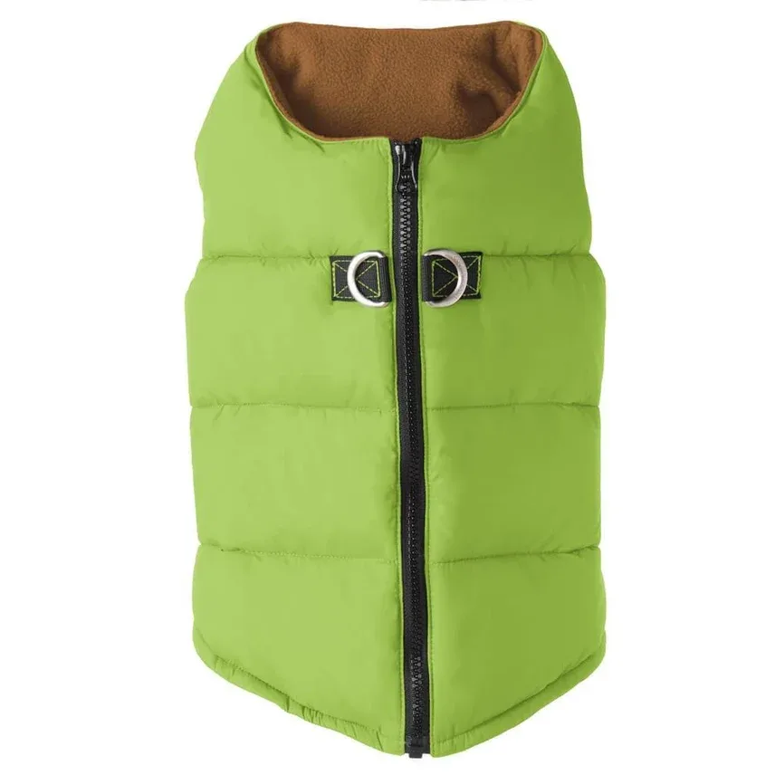 Rain Repellant Padded Vest - Green - Image 2