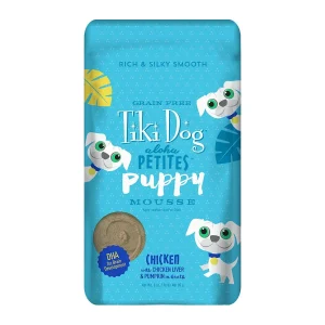 Tiki Dog Grain-Free Aloha Petites Mousse Puppy Dog Food - 3 oz Pouches - Case of 12