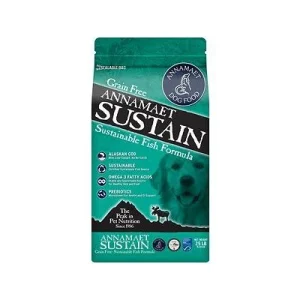 Annamaet Grain-Free Sustain Fresh Meat Line Caught Alaskan Cod Dry Dog Food - 25 lb Bag