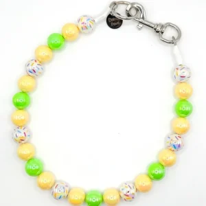 Lemon-Lime Fiesta! Beaded Collar