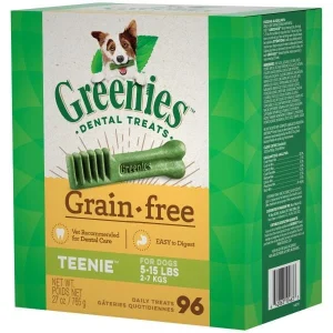 Greenies Grain Free Teenie Tub Treat Pack Dental Dog Treats - 27 oz