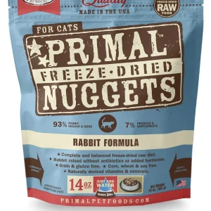 Primal Freeze-Dried Cat Food Rabbit - 14 Oz