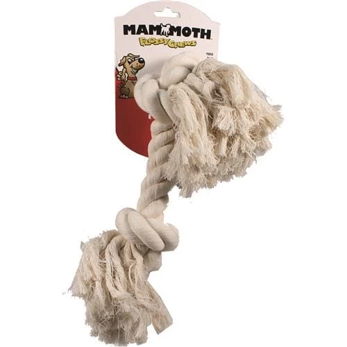 Mammoth Pet Products Flossy Bone Cotton Rope Dog Toy - Image 2