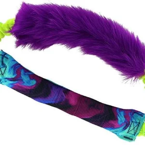 Clean Run Bling's Bungee Ring Tug - Wicked Purple