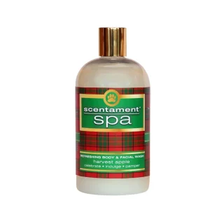 Best Shot Scentament Spa Body and Face Wash, Harvest Apple, 16 oz