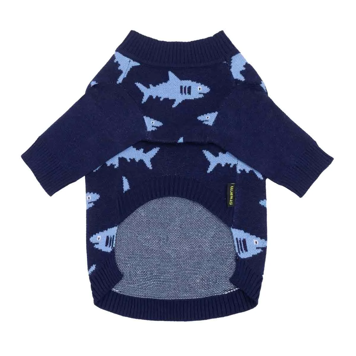 Shark Dog Jacquard Sweater - Image 2