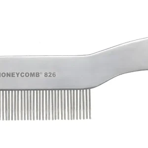 Aaronco Aluminum Honeycomb Medium for Short Hair, 8 inch