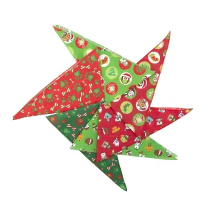 Assorted Christmas Dog Bandanas, 24 inch, 36 pack