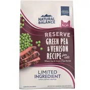 Natural Balance Reserve Limited Ingredient Grain Free Green Pea & Venison Dry Cat Food
