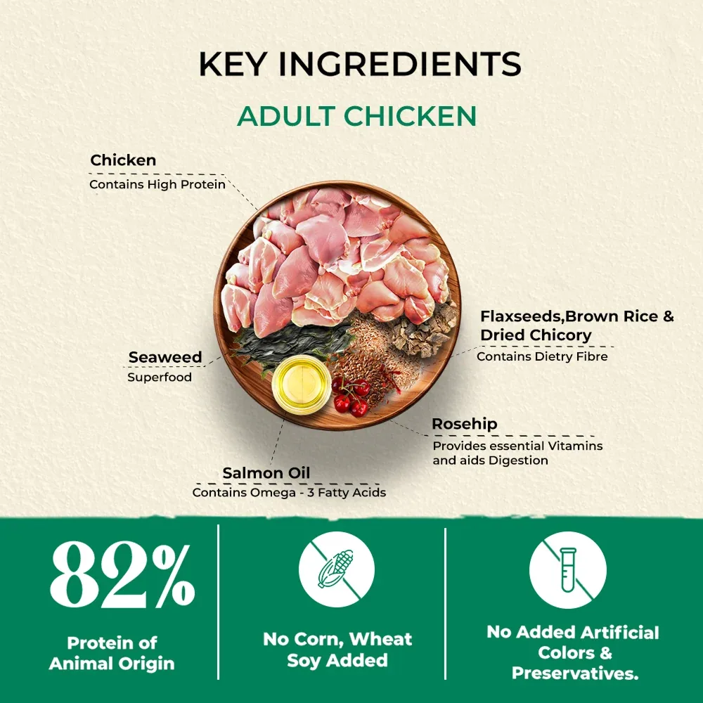 Bruno's Wild Essentials Chicken Recipe Adult Dog Dry Food - Image 2
