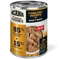 Acana 'Kentucky Dogstar Chicken' Poultry Recipe in Bone Broth Dog Food - 12/12.8 oz Cans - Case of 1