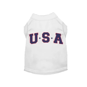 Star-Spangled Pup Tee - USA Dog Shirt