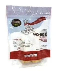 Earth Animal Dog Chews NO HIDE Feast - 4 Inches - 2 Pack