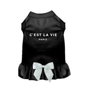 C'est La Vie Dog Dress and Tee by Bark Fifth Avenue