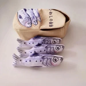 SARDINE CAN HIDE-AND-SEEK CAT TOY