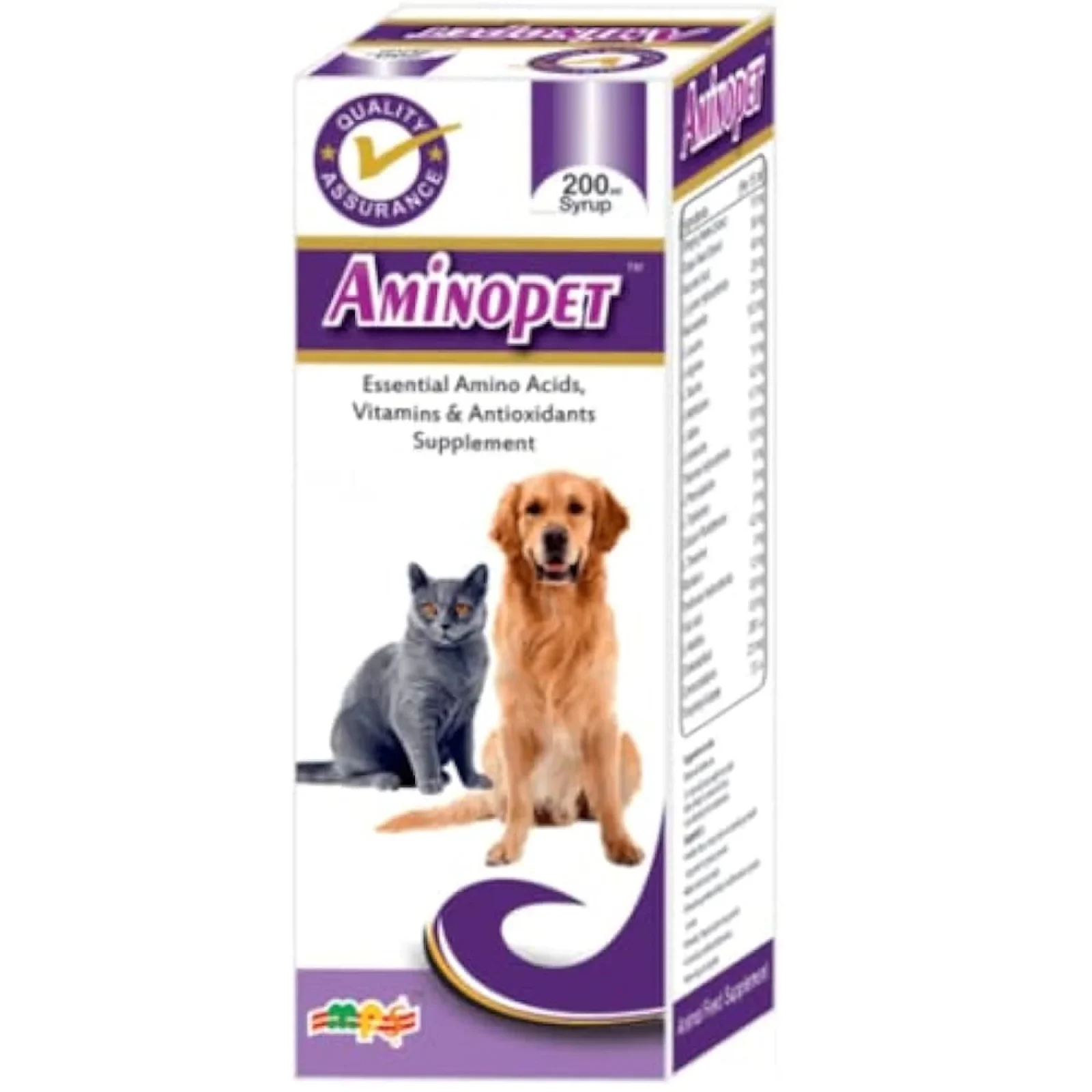 MPS Aminopet Syrup Nutritional Supplement for Dogs and Cats